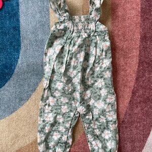 Floral Green Jumpsuit